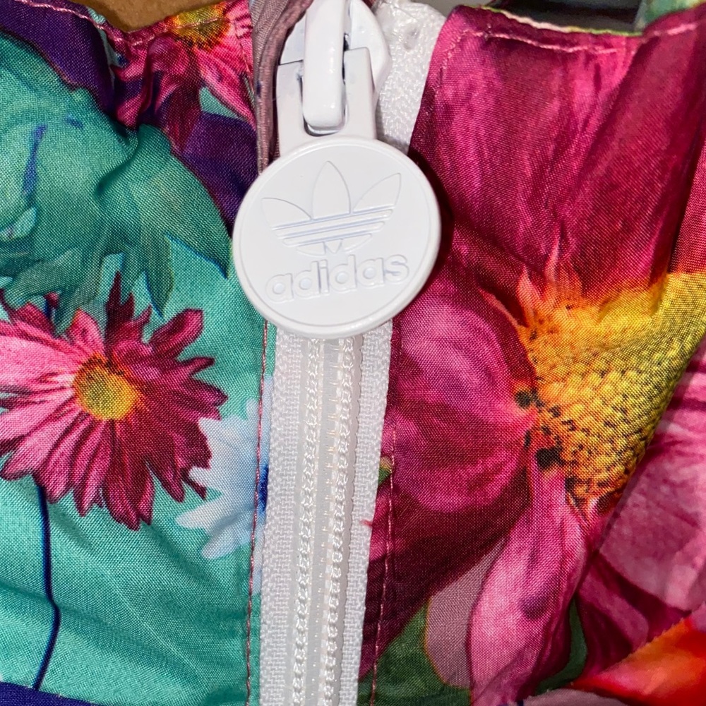 Flower Adidas Bomber Jacket - Picture 4 of 6